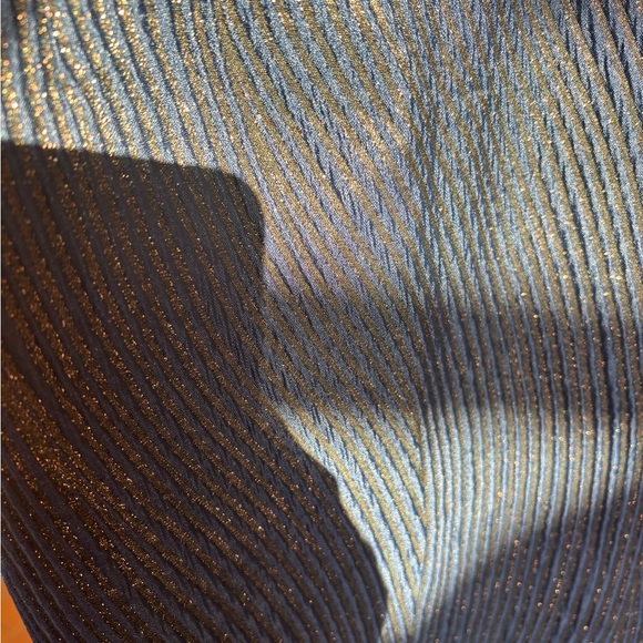 NWT Rickie Freeman Teri Jon Off-The-Shoulder Metallic Jacquard Gown Size 6 - Picture 10 of 11